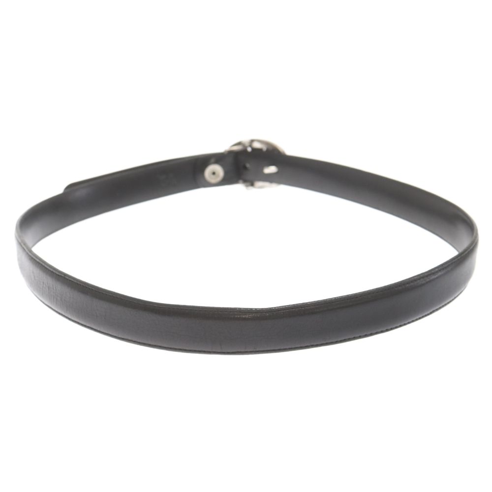 CHROME HEARTS (クロムハーツ) OVAL CROSS STRAP1.0 1.0クラシックオーバルクロスバックルレザーベルト  シルバー/ブラック - メルカリ