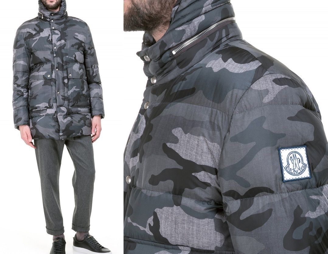 サイズ3□新品□モンクレール GAMME BLEU 迷彩ダウンコート メンズ 