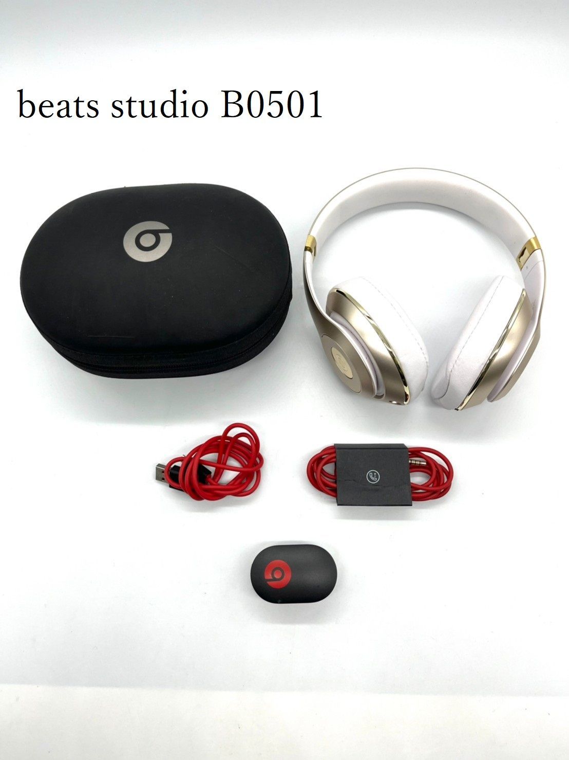 中古美品】beats studio B0501 ワイヤレス ヘッドフォン - ブランド