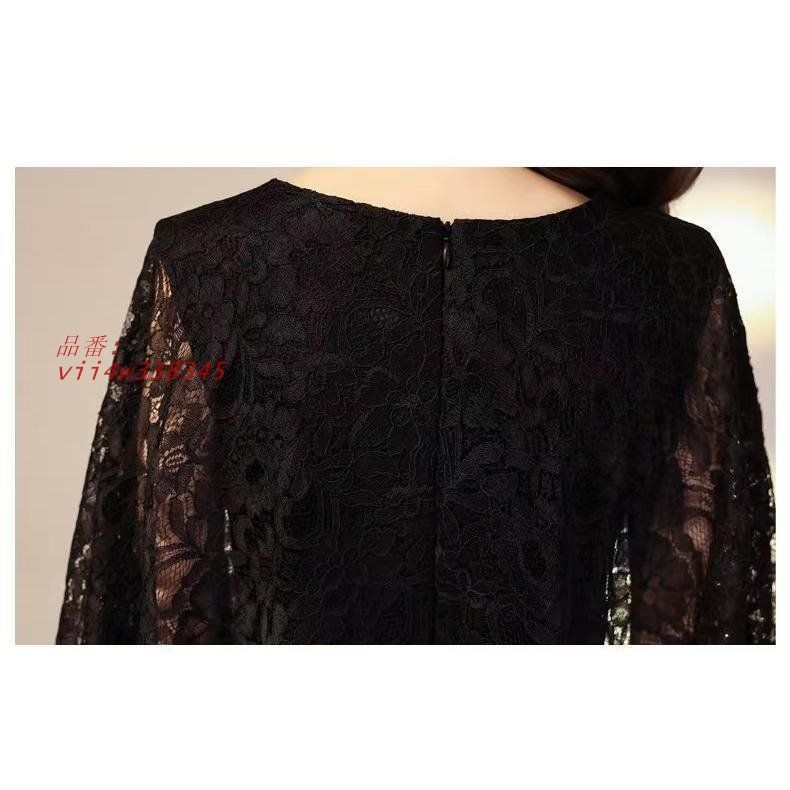 ワンピース レディース パーティードレス レース マキシ丈 7分袖 オールインワン 二次会 披露宴 30代40代50代結婚式 お呼ばれ vii4w338345 MAAHADDERANG_COM