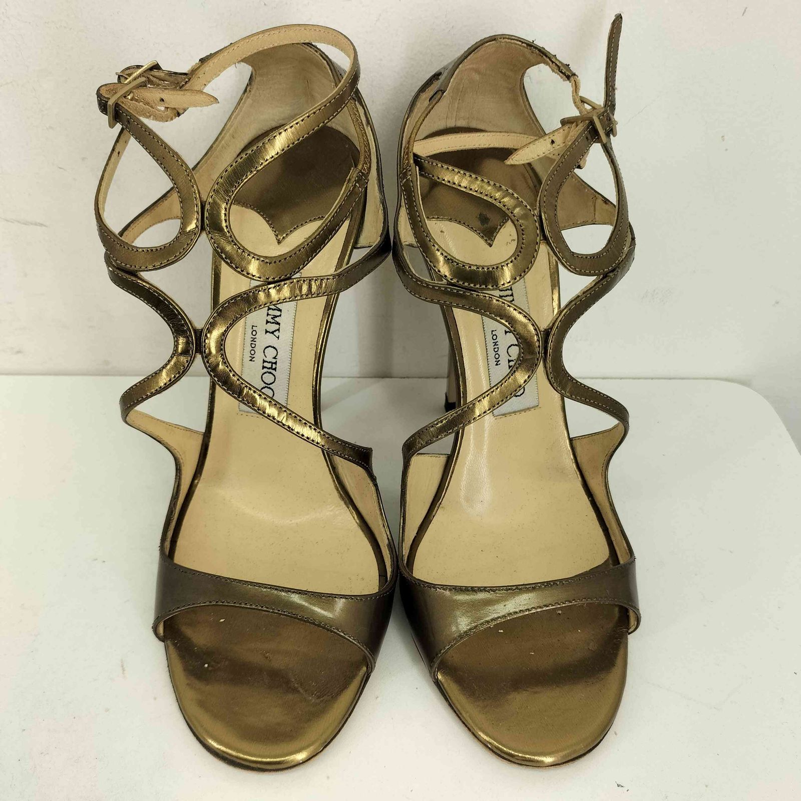 ジミーチュウ JIMMY CHOO ピンヒールサンダル レディース 37 1/2