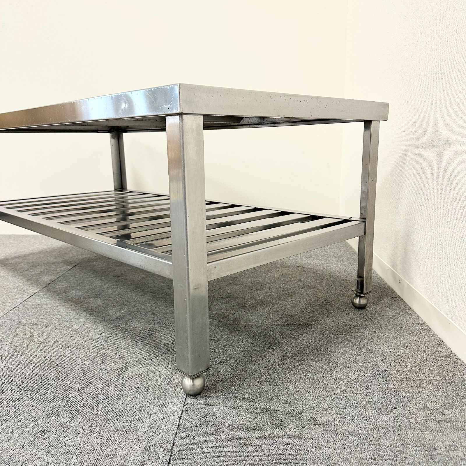 直接引取限定(愛知県)】ステンレス作業台/幅1200mm×奥行600mm×高さ  