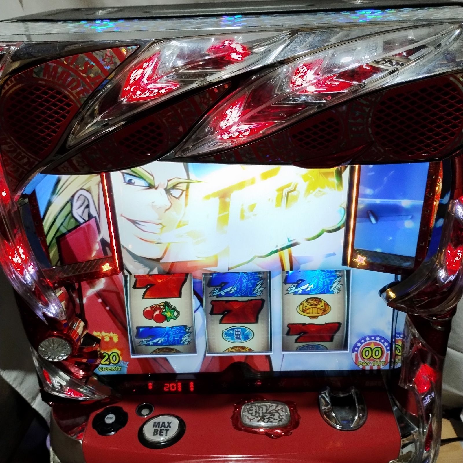 美品・不要機付】アメリカン番長 HEY 鏡 ヘイ 6号機 鏡 慶志郎