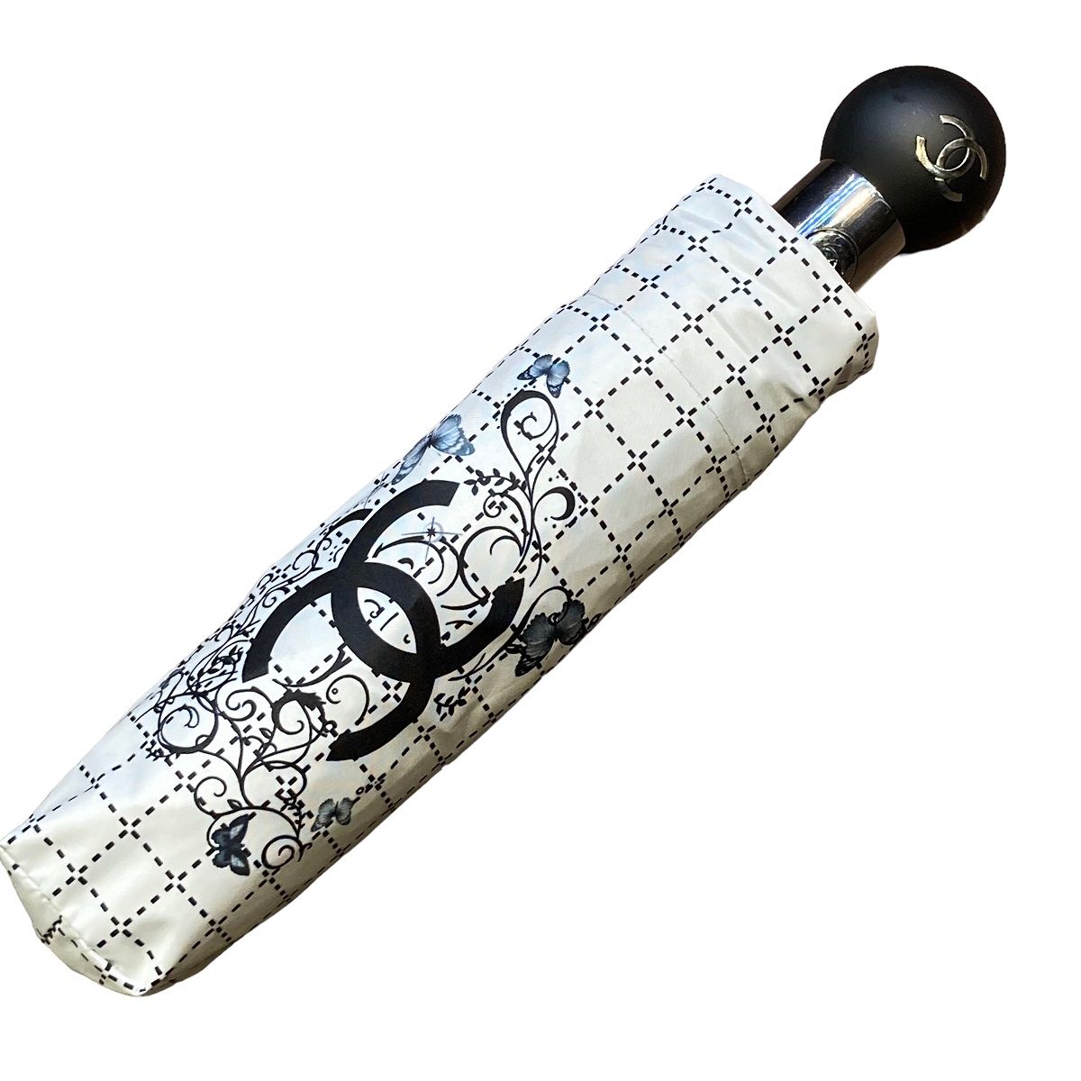 CHANEL 折りたたみ傘 ロゴ入り 楽天市場】シャネル CHANEL 折りたたみ 傘 ココマーク ロゴ
