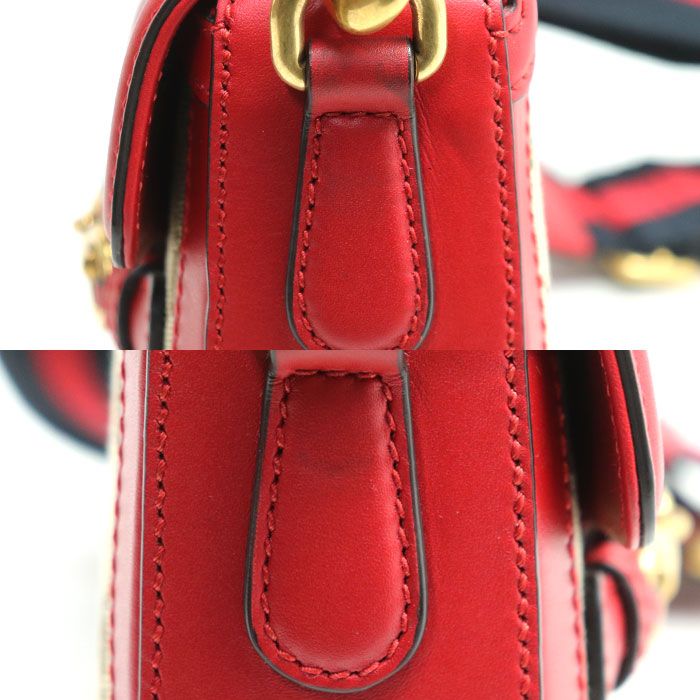 GUCCI グッチ レディウェブ ショルダー ショルダーバッグ ベージュ  