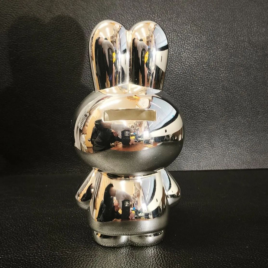 ミッフィー シルバー 貯金箱 インテリアにもぴったりなミッフィーの貯金箱。MIFFY MONEY BOX
