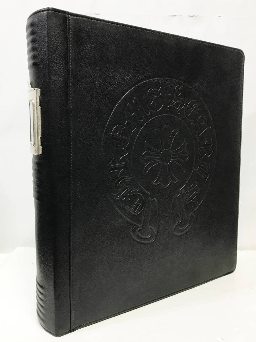 希少 廃盤 CHROME HEARTS｜クロムハーツ A4 バインダー 黒 ホース