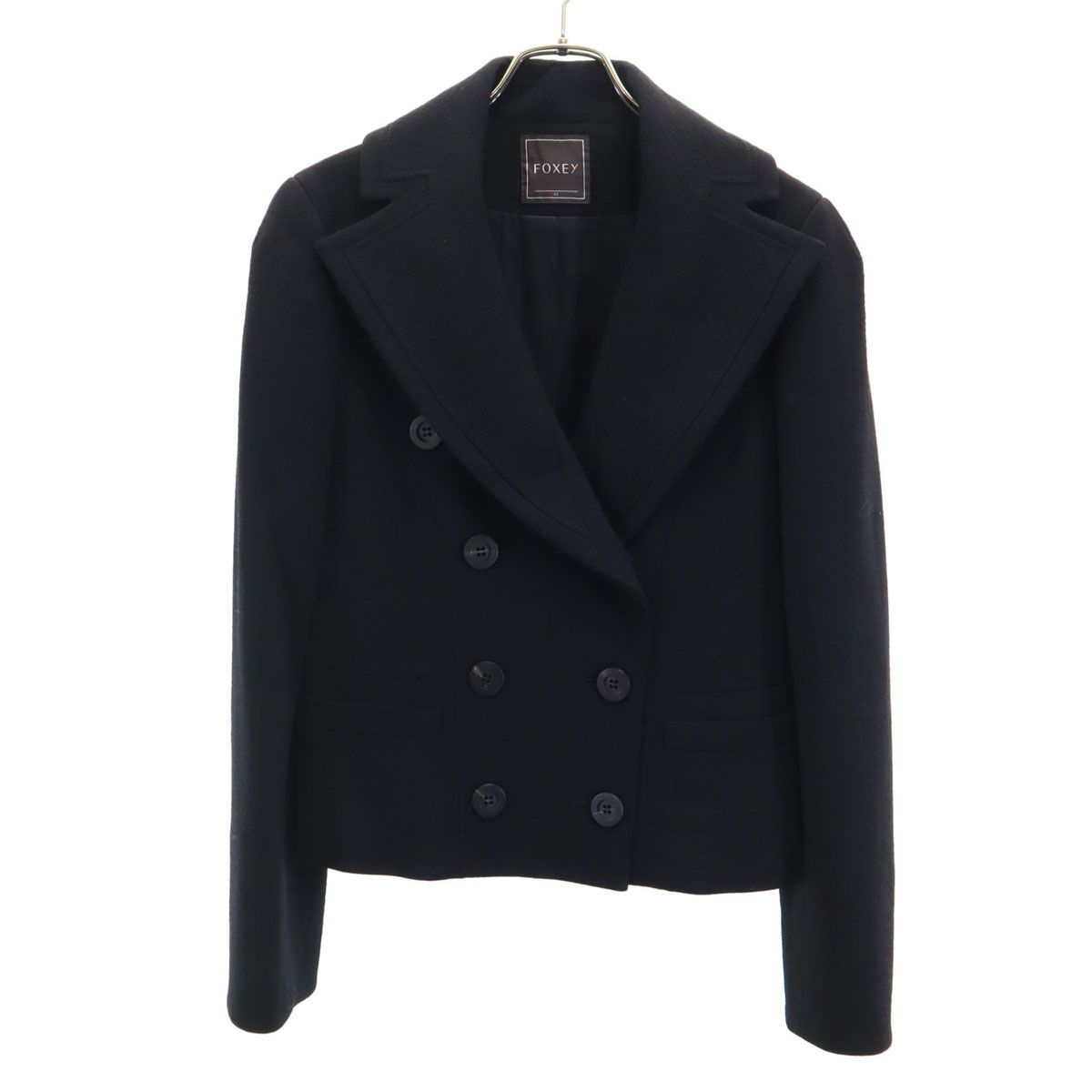 FOXEY テーラードジャケット ブラック 42 FOXEY ブラック テーラードジャケット 42 【公式通販】