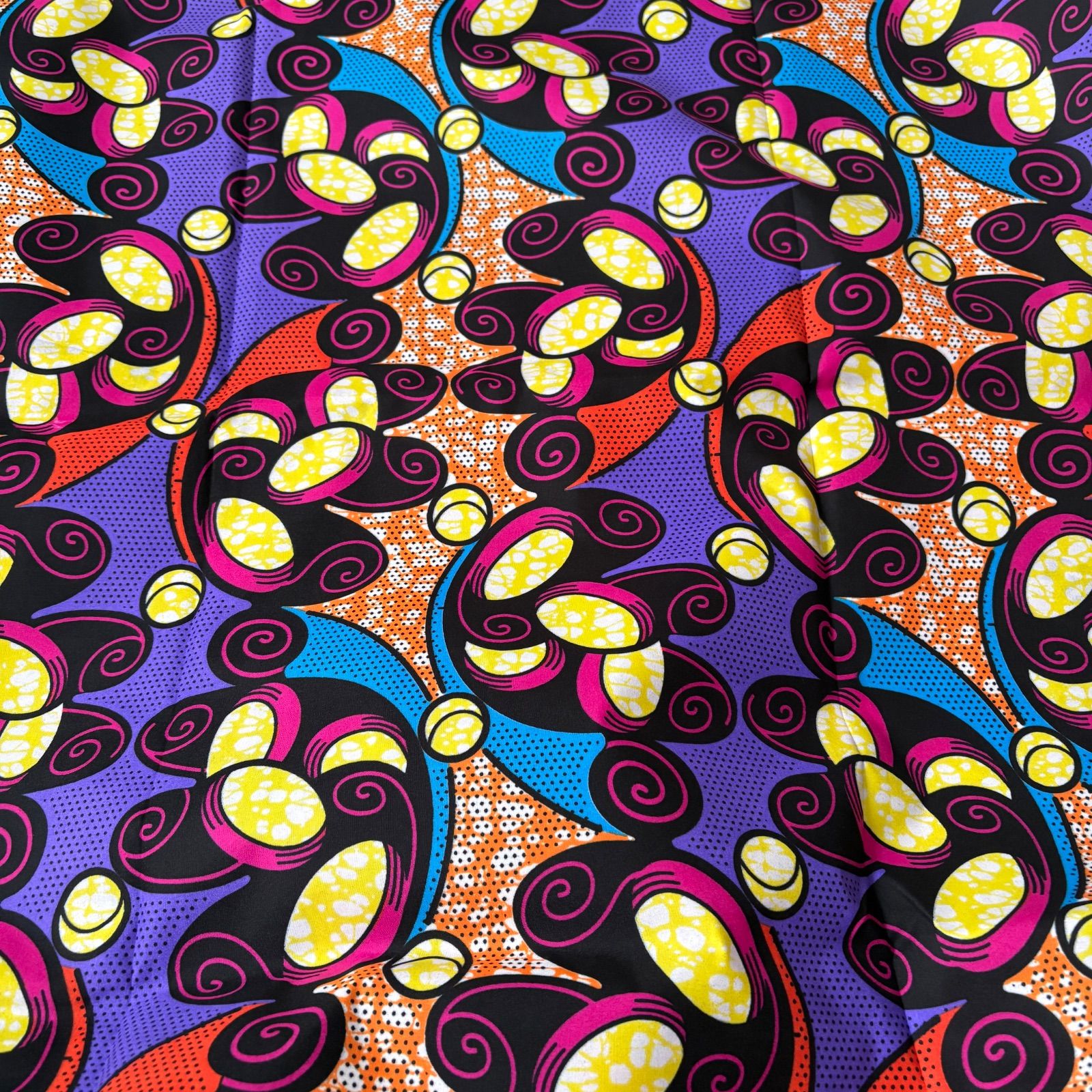 アフリカ布　アフリカンファブリック　4ヤード 布 アフリカワックスプリント生地 6 ヤードアンカラ素材綿 100