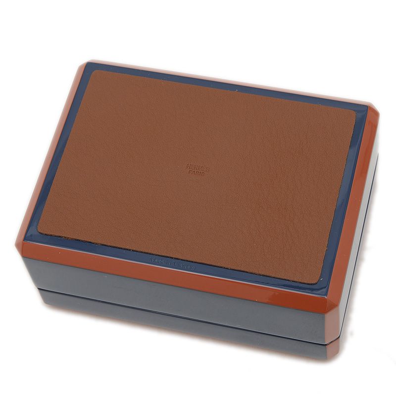 HERMES - エルメス ファセット アビ ドゥ クール ブリッジ カードケース ブループロフォ カードケース 《ファセット/アビ・ドゥ・クール》 ブリッジ