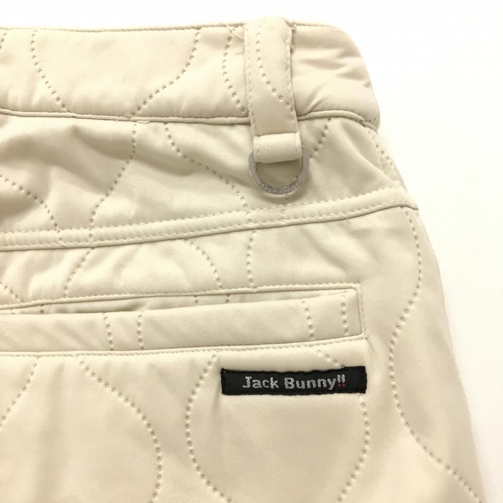 ☆SALE価格☆ジャックバニー パンツ ベージュ×黒 キルティング風 裏