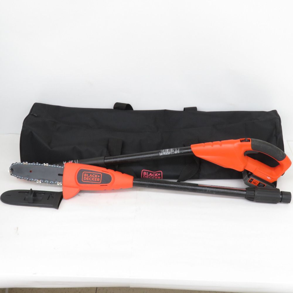 BLACK+DECKER ブラック＆デッカー 18V 4.0Ah コードレス高枝ポール 