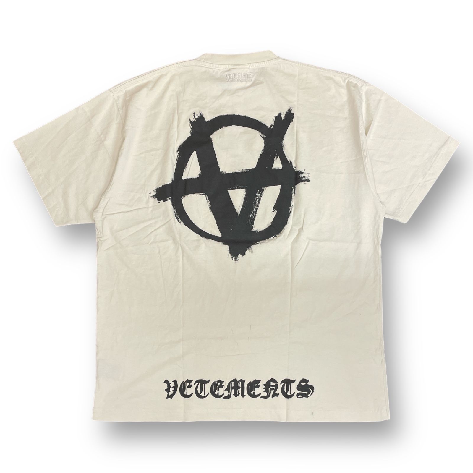 VETEMENTS Double Anarchy Logo Tee UA52TR450W ダブルアナーキー