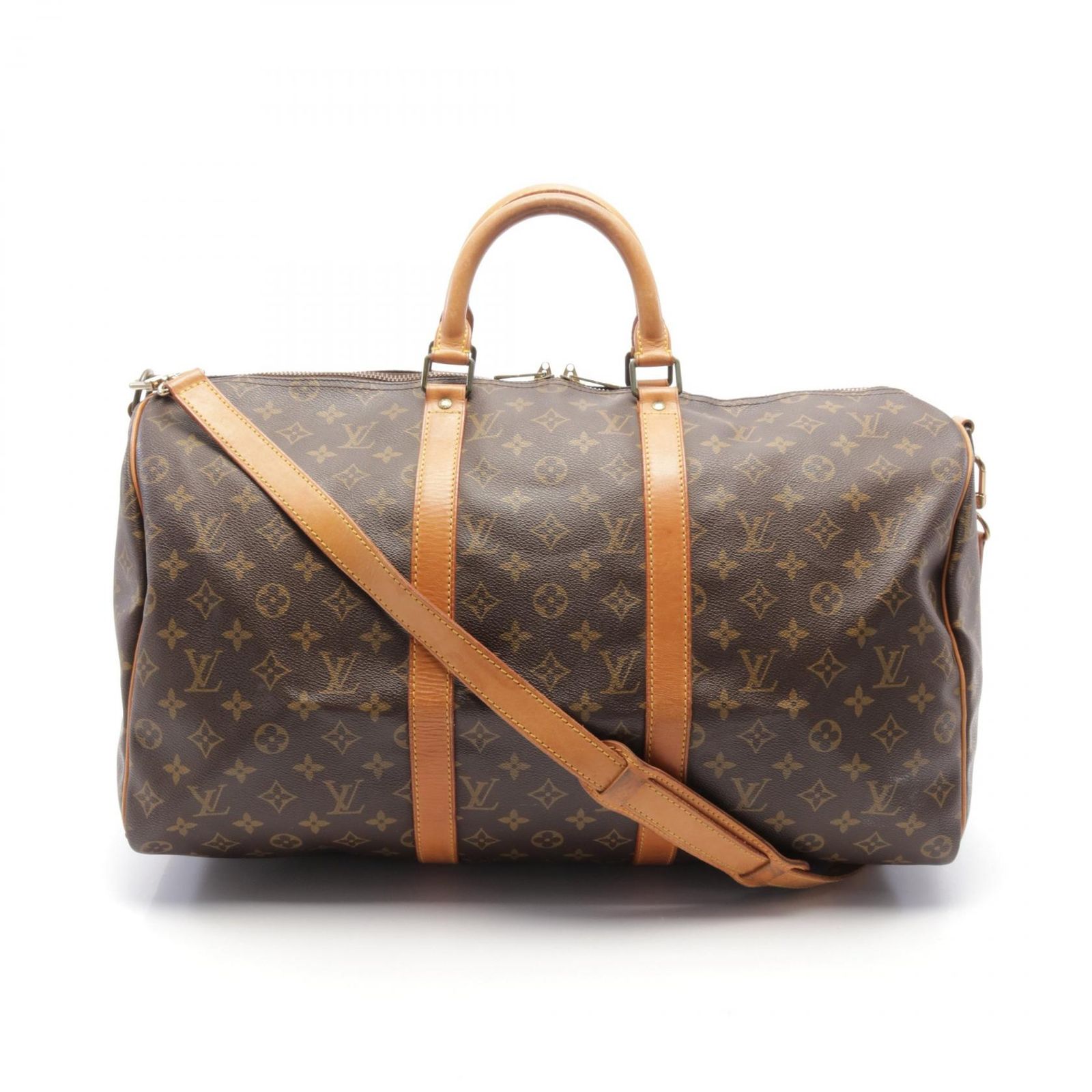 ルイ・ヴィトン キーポル バンドリエール50 モノグラム ボストンバッグ