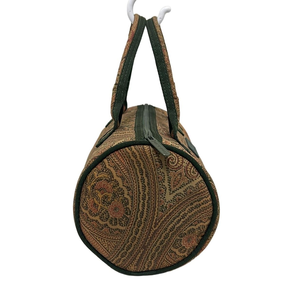 ETRO エトロ　ミニハンドバッグ　チェーン　ペイズリー柄　ナイロン　ブラック ETRO エトロ ペイズリー柄 ショルダーバッグ ナイロン素材