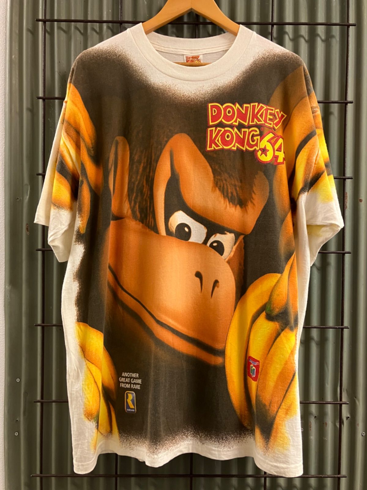 90's DONKEY KONG 64 Print T-Shirt プリントTシャツ - メルカリ