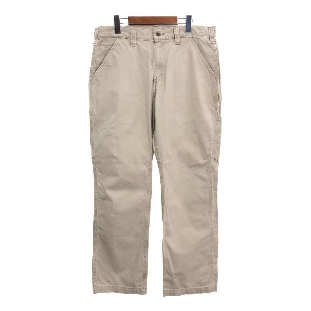 Carhartt カーハート ペインターパンツ ワーク ベージュ (メンズ W34 L30) 中古 古着 R4751
