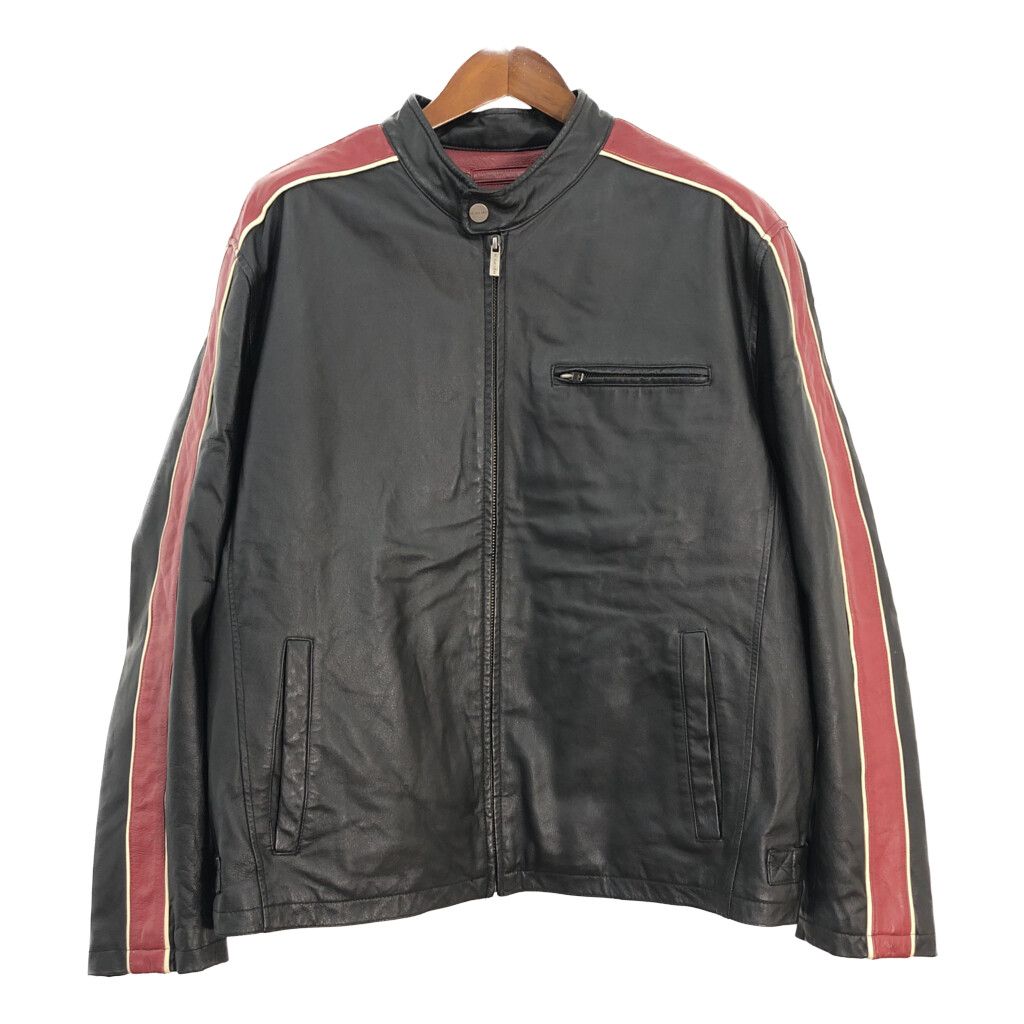 WILSONS LEATHER レザー シングルライダースジャケット ブラック 