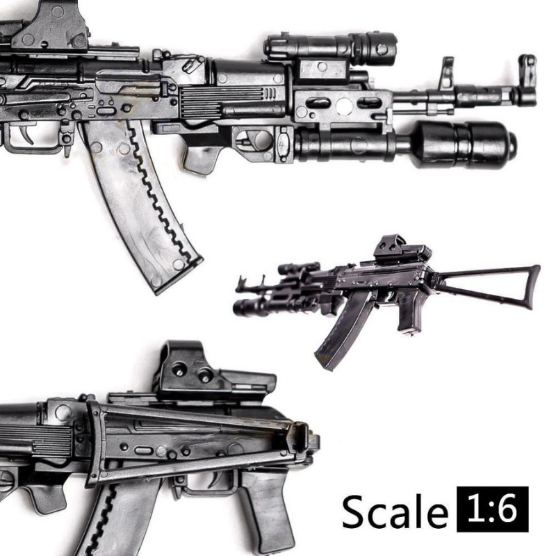 新品!!送料無料!! 1/6スケール AK74 未組立プラモデル