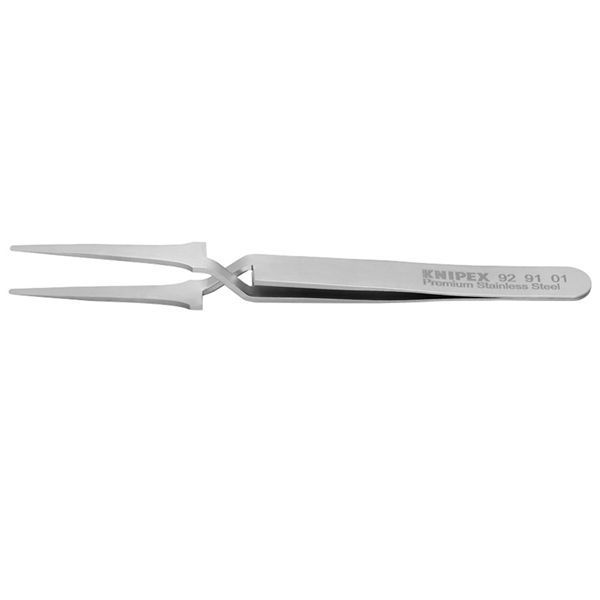 KNIPEX クニペックス 逆作用ピンセット INOX 120mm 全長120mm 9291-01