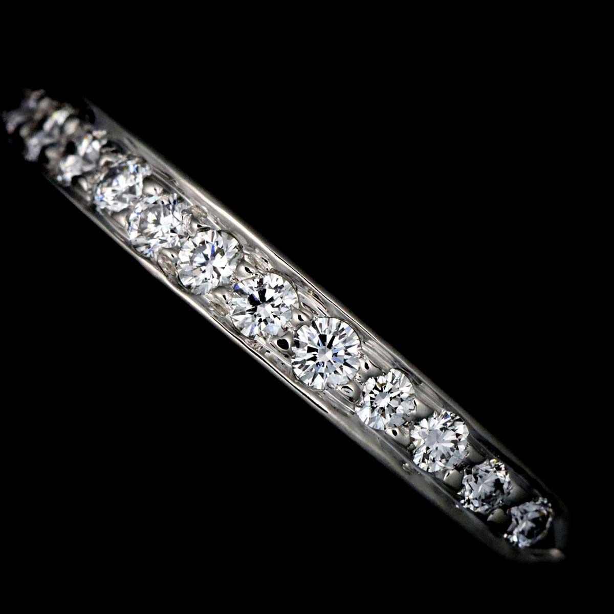 ティファニー TIFFANY&Co. 9号 リング ハーフ ダイヤ Pt プラチナ 指輪  