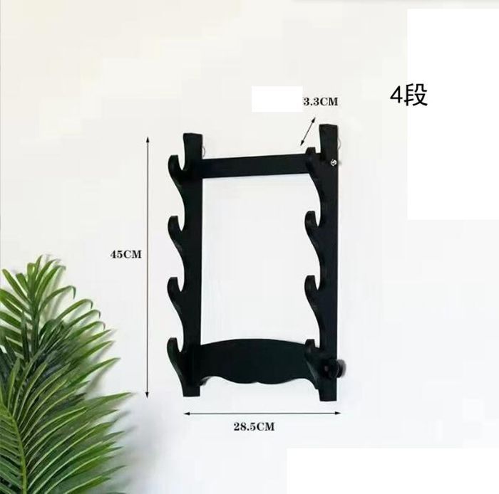 木製 刀掛け 即購入OK 壁掛け 用意 3本用 6本用 8本用 木製黒塗 壁掛け