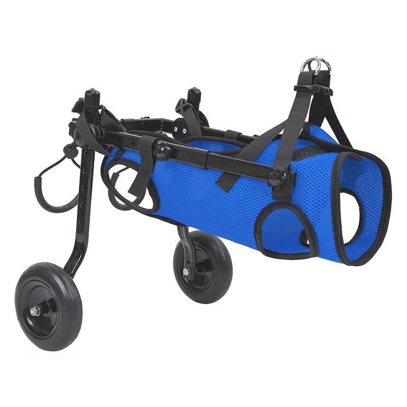 犬用車椅子ペット用2輪歩行器犬用小型中型リハビリハーネス下半身付随介護老犬M ペット車椅子 2輪 超小型犬 後脚サポート 介護ハーネスセット