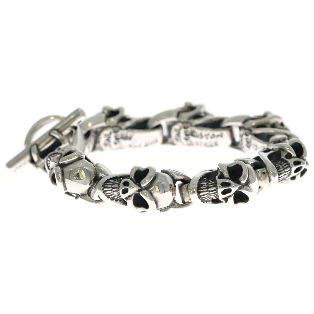 スカルブレスレット G/Pビルウォールレザー/Bill Wall Leather BILL WALL LEATHER ビルウォールレザー Small Good Luck Skull