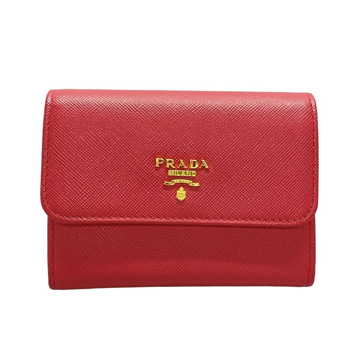 PRADA プラダ 名刺入れ 【美品】 PRADA(プラダ) 名刺入れ美品 - ピンク