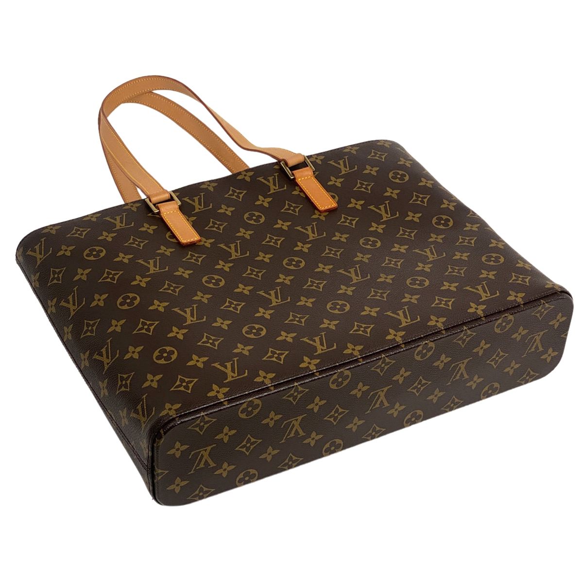 ルイヴィトン トートバッグ ルコ 中古 M51155 モノグラムライン ブラウン レザー LOUIS VUITTON 【中古】 | シンプル