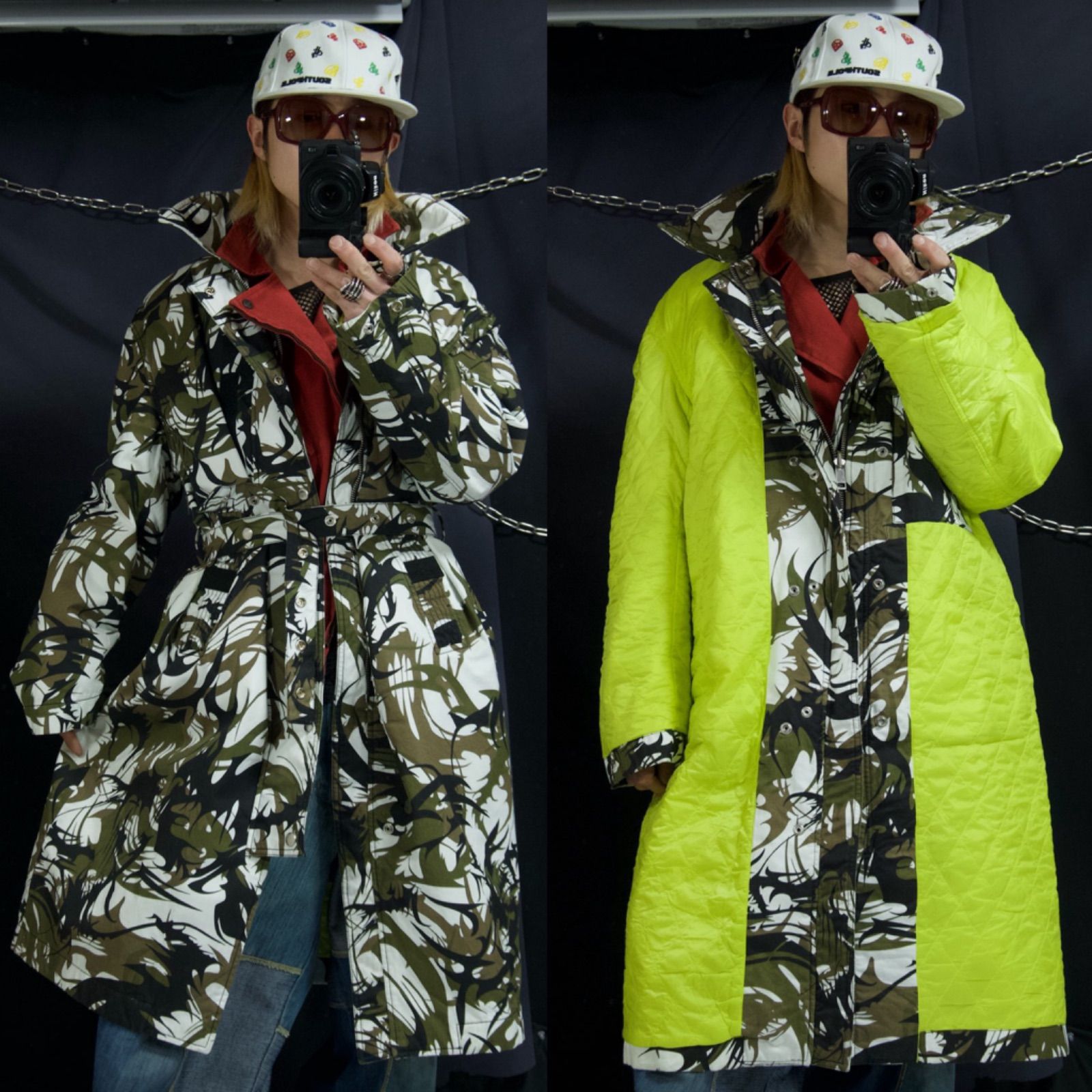 Diesel Reversibile Tribal Camo Fishtail Mods Coat ディーゼル リバーシブル トライバルカモ フィッシュテール モッズコート