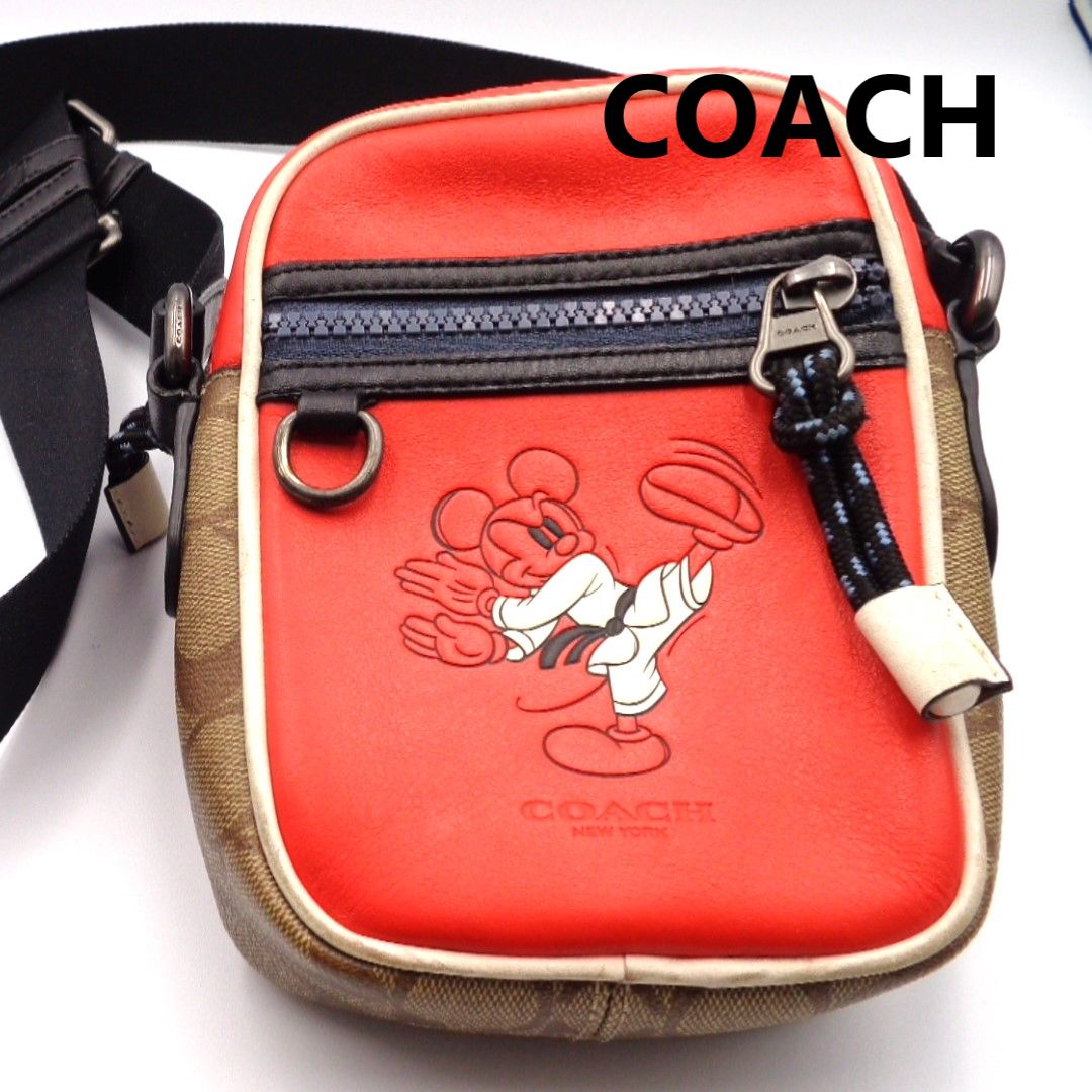 値下げ】◇美品◇ ◇COACH◇ コーチ ショルダーバッグ ミッキー - メルカリ