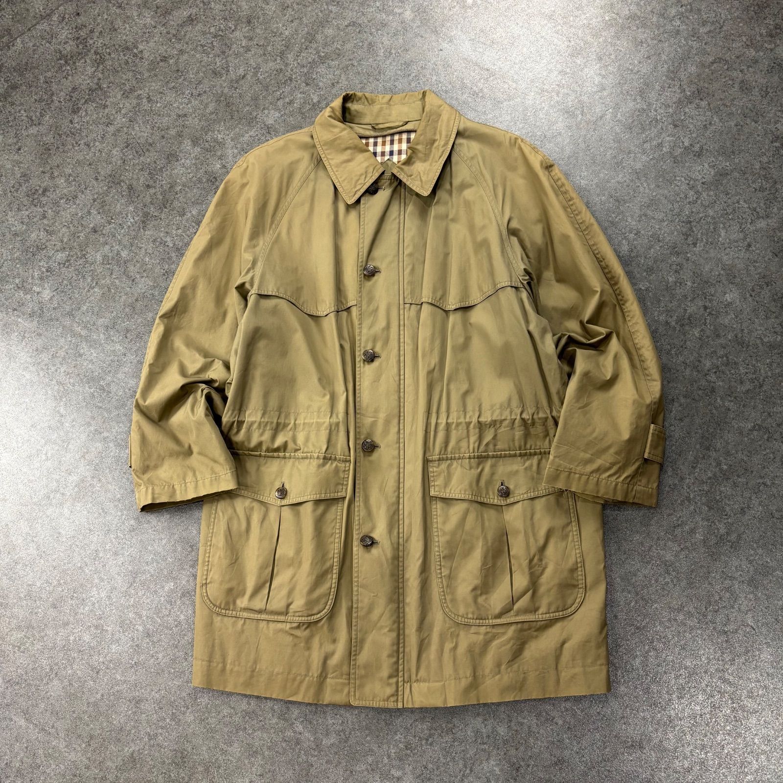 日本製 Aquascutum アクアスキュータム ハンティングジャケット 