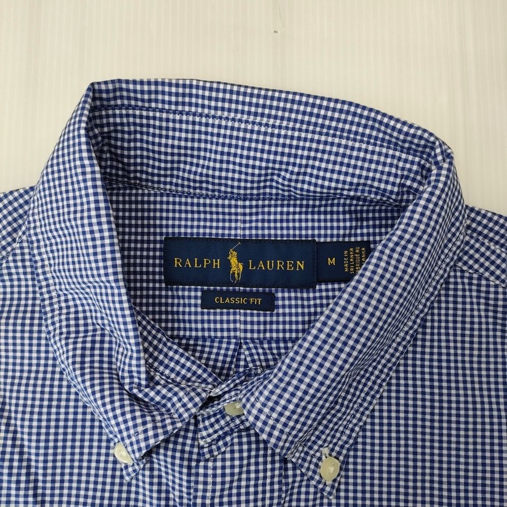 古着 ラルフローレン Ralph Lauren CLASSIC FIT クラシックフィット ギンガムチェック 半袖 ボタンダウンシャツ メンズS相当 /eaa553963 古着 ラルフローレン Ralph Lauren CLASSIC FIT クラシック