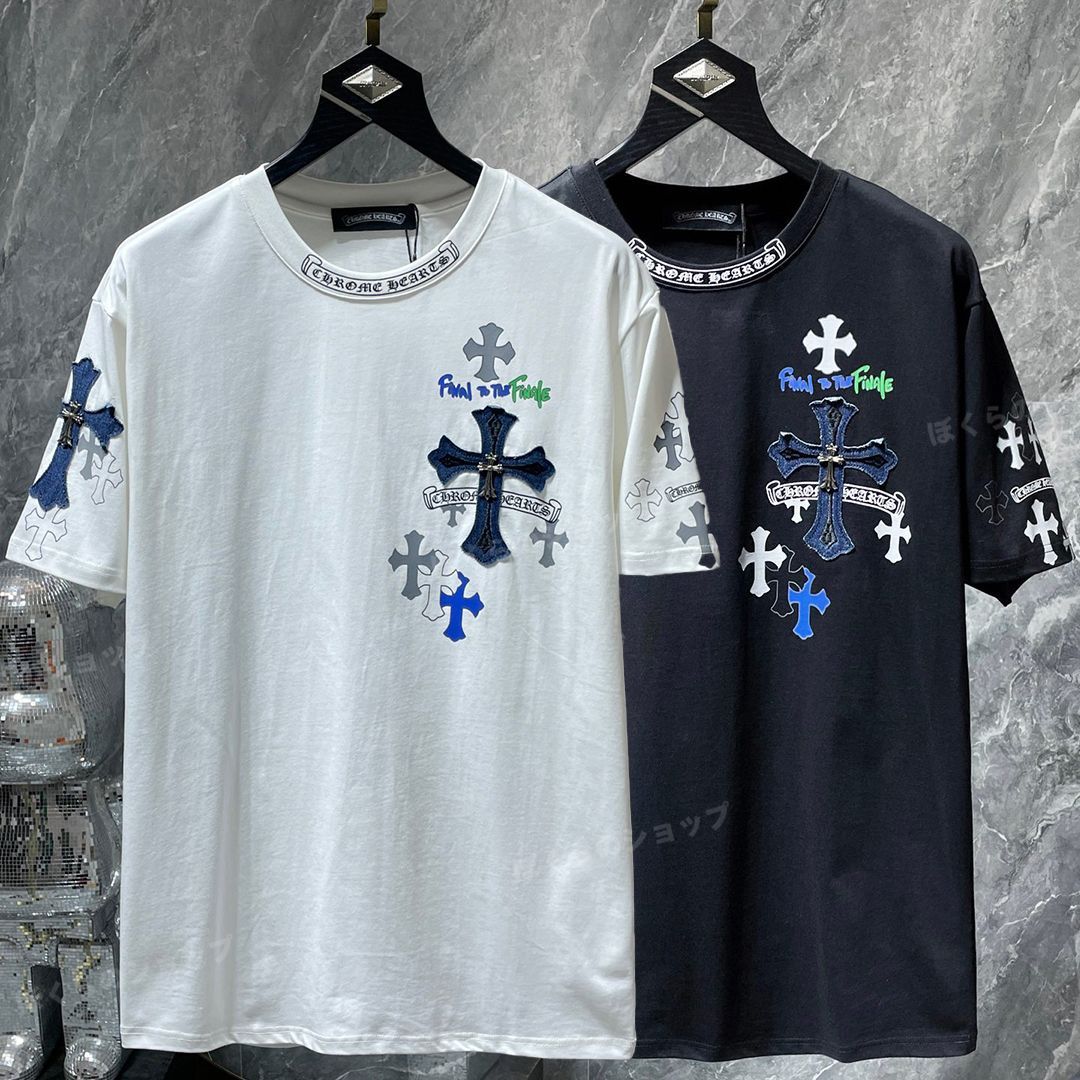 Chrome Hearts | クロムハーツ Ｔシャツ 半袖 ロンT カットソー ロング Tシャツ ブラック ホワイト 黒 白