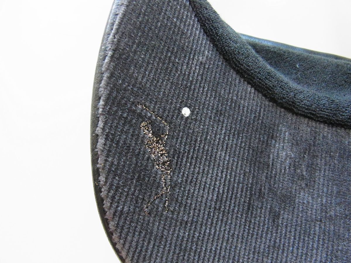 チェーン柄サークルスカルロゴサンバイザー