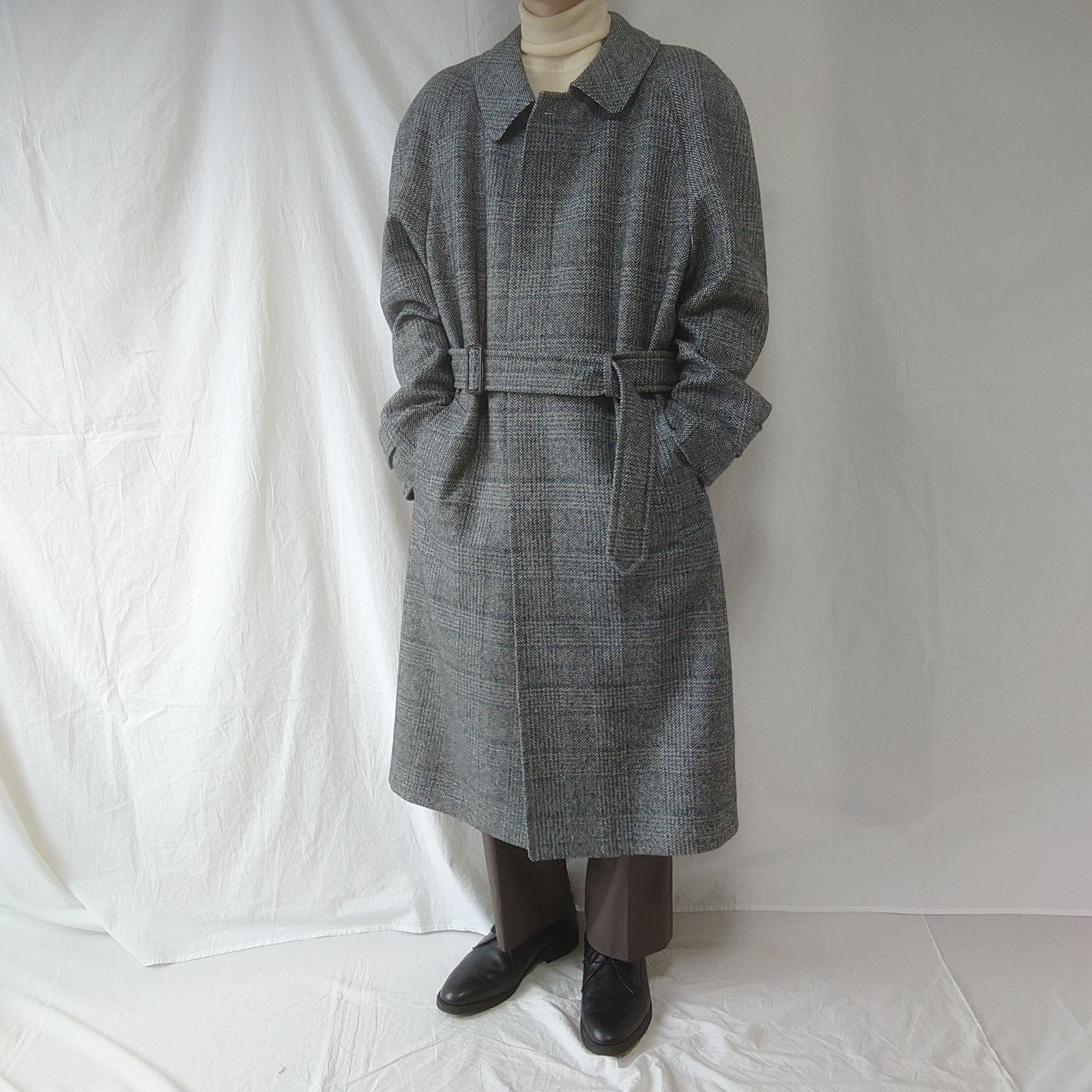 バーバリ－ ツィードコート 80s】Burberrys バーバリー ツイードコート バルマカーンコート - メルカリ