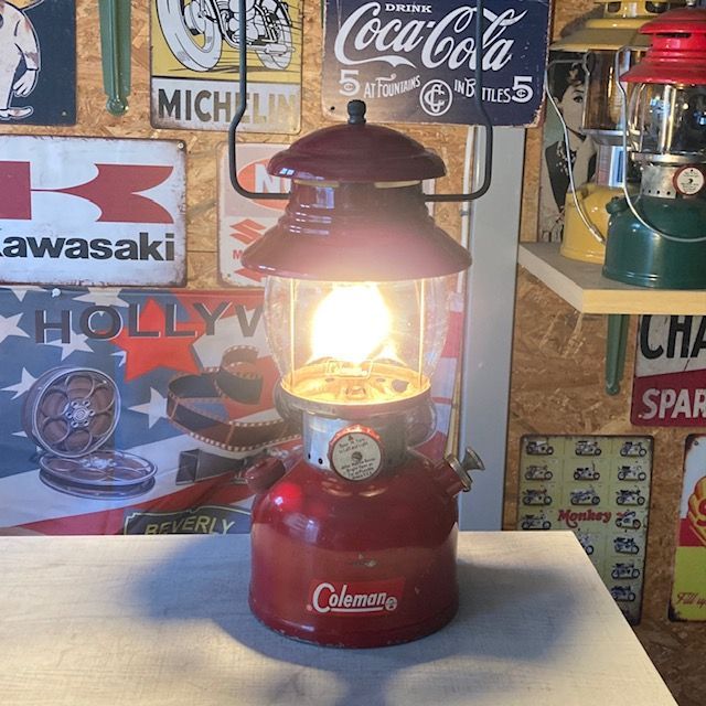 Coleman コールマン ランタン 1962年7月 200A レッドボーダー