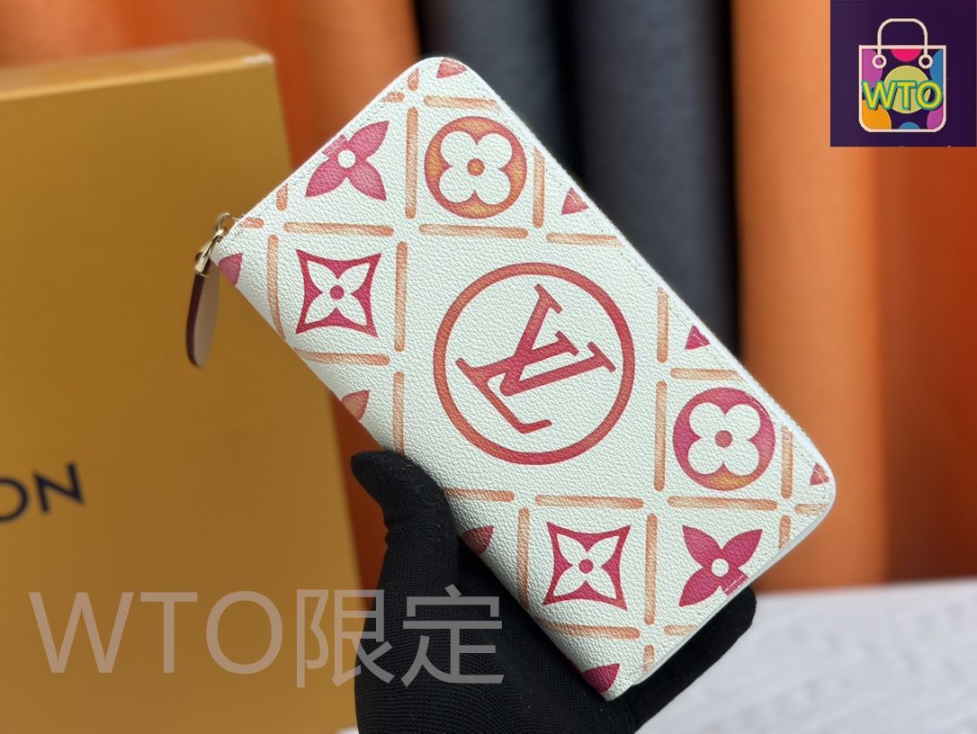 LV ルイヴィトン Louis Vuitton Zippy ウォレット 19×10×1cm モノグラムタイルプリント | ♥品 -WTO輸入