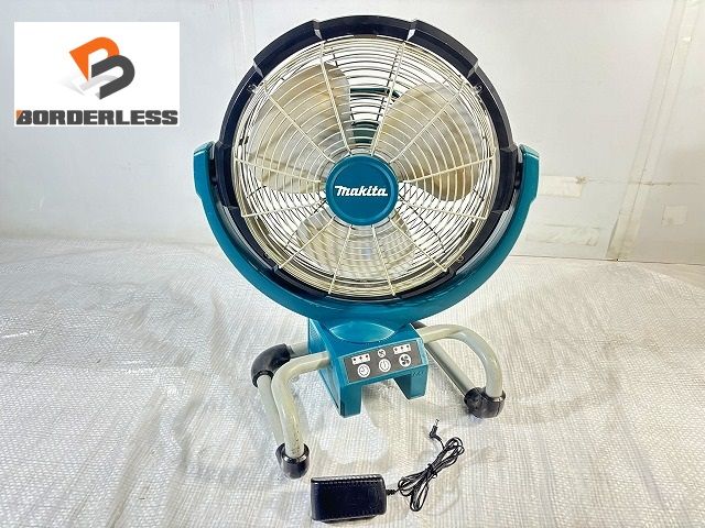 makita マキタ 充電式ファン CF300D 本体＋ACアダプタ付 14.4V|18V|100V コードレス バッテリー式 産業扇 扇風機 送風機 106532
