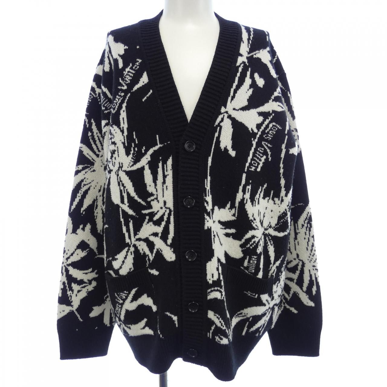 ルイヴィトン LOUIS VUITTON シスルジャカードカーディガン HON98WH56 カーディガン