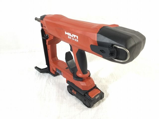 ☆未使用品☆HILTI ヒルティ 充電式コンクリートネイラ― BX3-ME-22 バッテリー2個(B 22/4.0)充電器 ケース 説明書付  充電式鋲打機 93446 - メルカリ