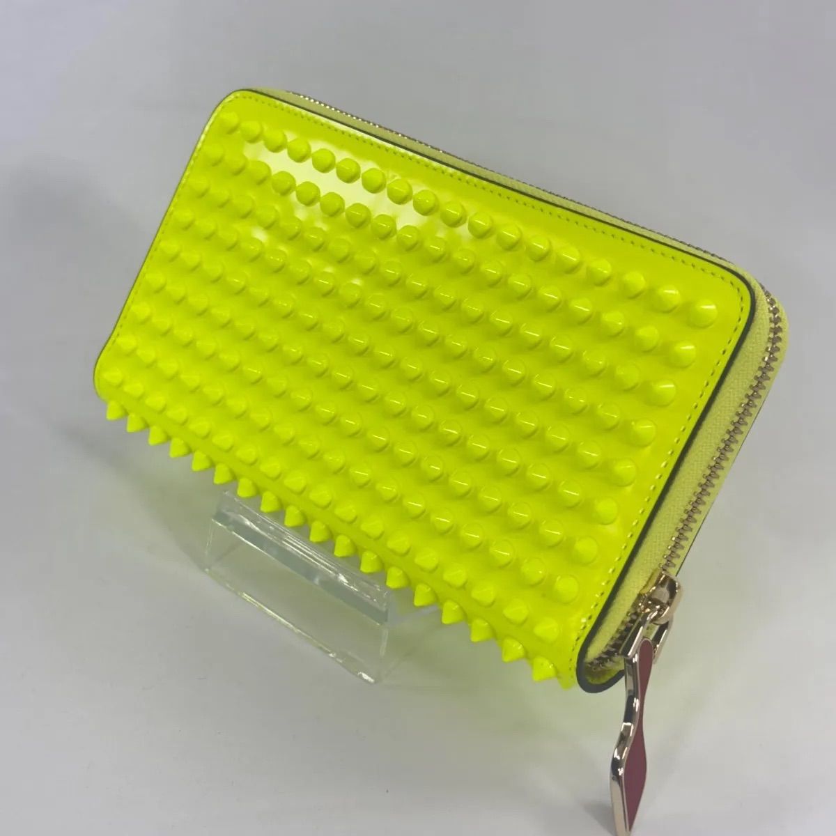美品】 Christian Louboutin ルブダン エナメル スパイク