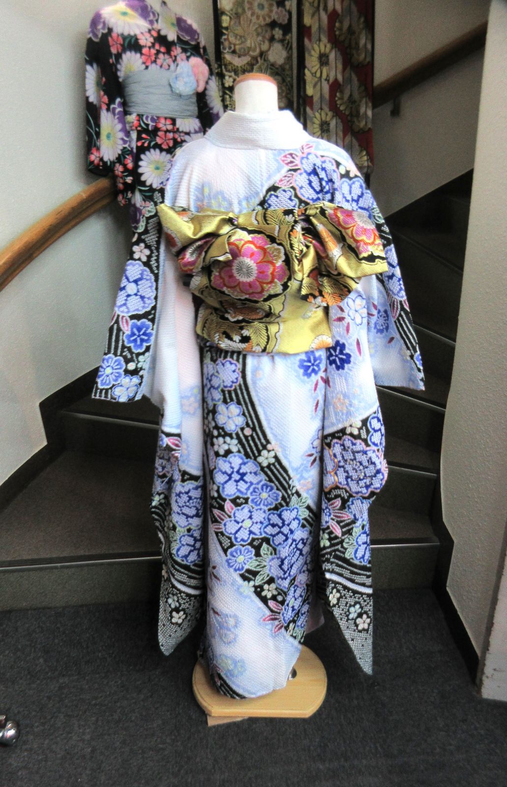 振袖一式 絞り 帯 襦袢 帯揚げ 帯締め