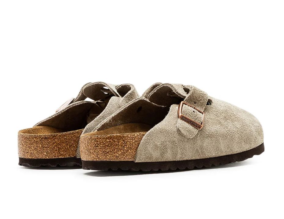 BIRKENSTOCK BOSTON スエード サンド Narrow幅|ビルケンシュトック 正規品 クロッグ サンダル メンズ レディース ソフトフットベッド ベージュ系