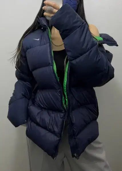 ジーヌ ナイキ スクール スウッシュ パディング XL 105