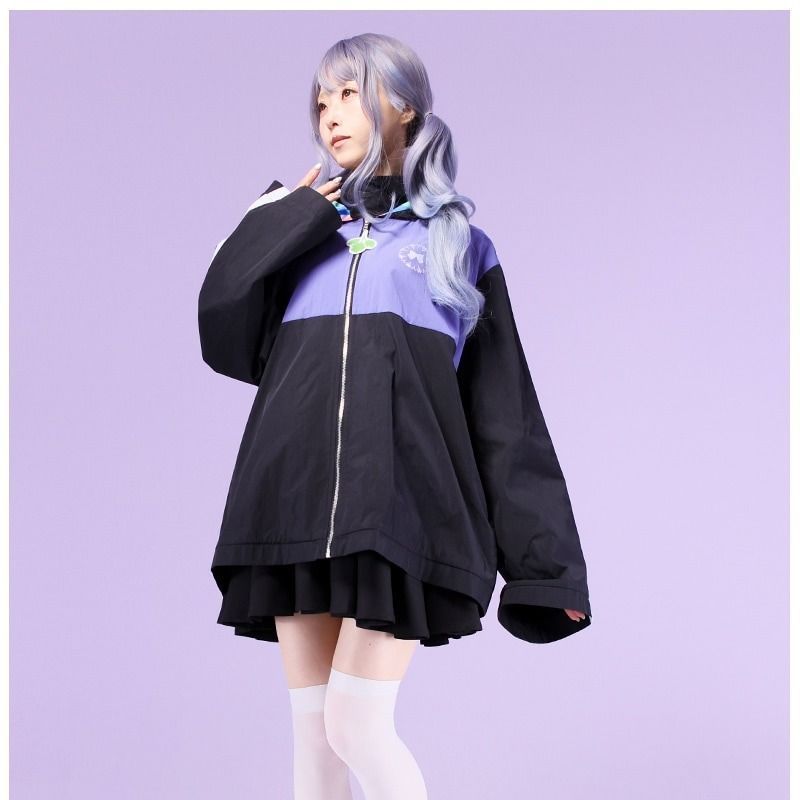 未開封 DIKA 豚足姫さんコラボグッズ DIKA豚足姫聯名形象連帽外套 ブラック 黒 BLACK サイズ 管理番号 791