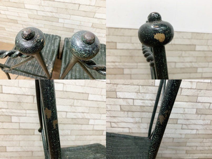 CASABLANCA カサブランカ ガーデンテーブル チェア 3点セット アイアン