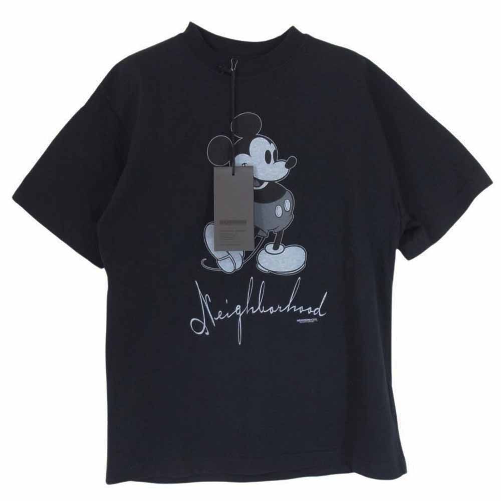 タグ付き未使用品！NEIGHBORHOOD ミッキーマウス Tシャツ ブラック NEIGHBORHOOD ネイバーフッド DISNEY TEE ディズニー ミッキー