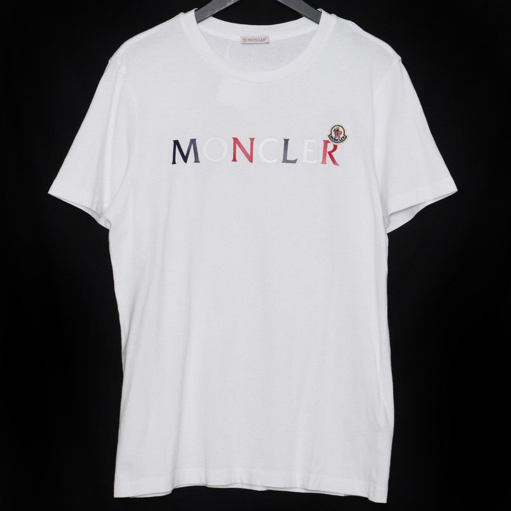 MONCLER ロゴプリント Tシャツ ホワイト　サイズ5 ホワイト Tシャツ : ポロシャツ＆Tシャツ 向けの Children